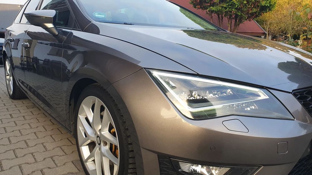 Seat Leon 2.0TDI-FR- 184KM! Bezwypadkowy! Mocno doinwestowany! Zarejestrowany w