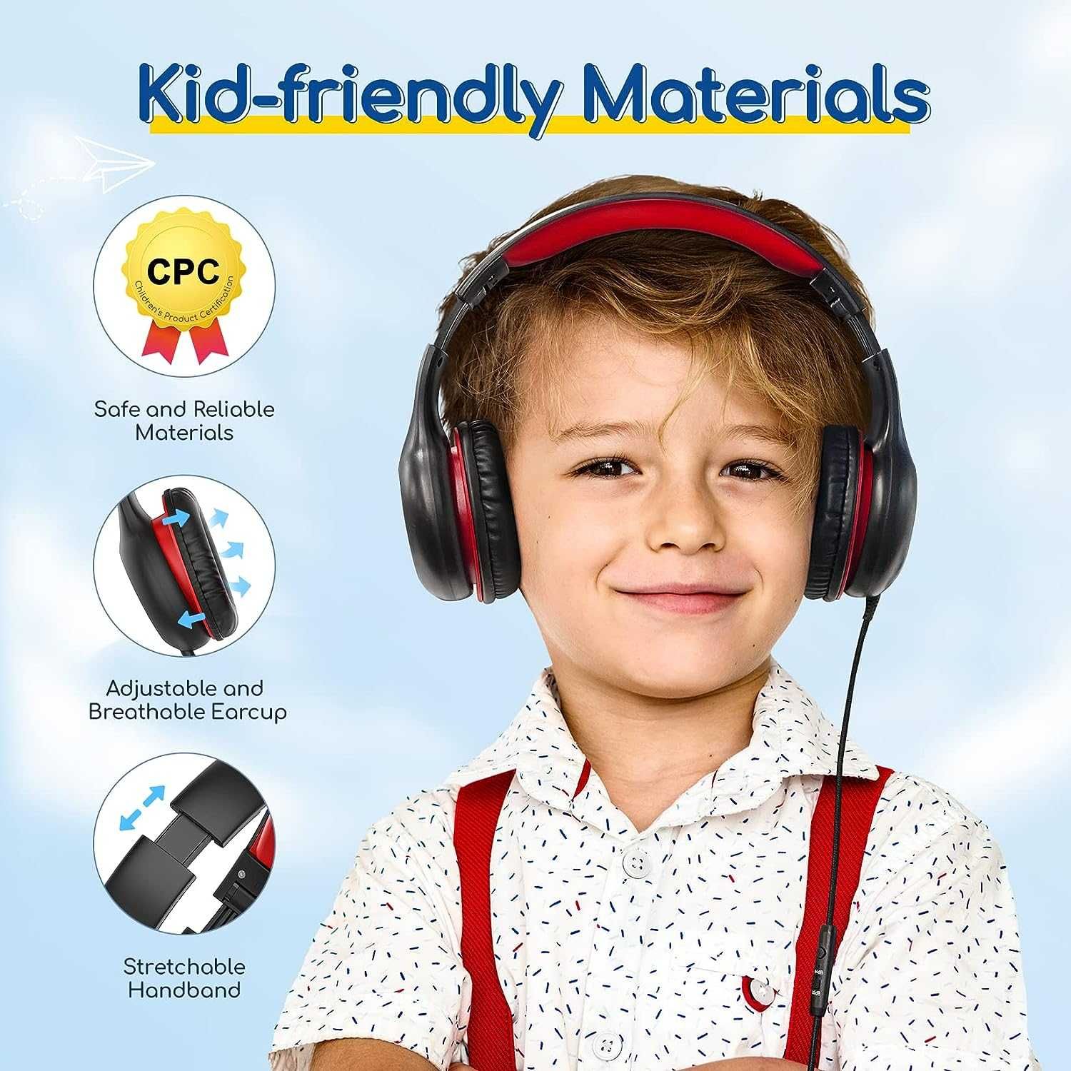 EarFun Składane słuchawki dla dzieci