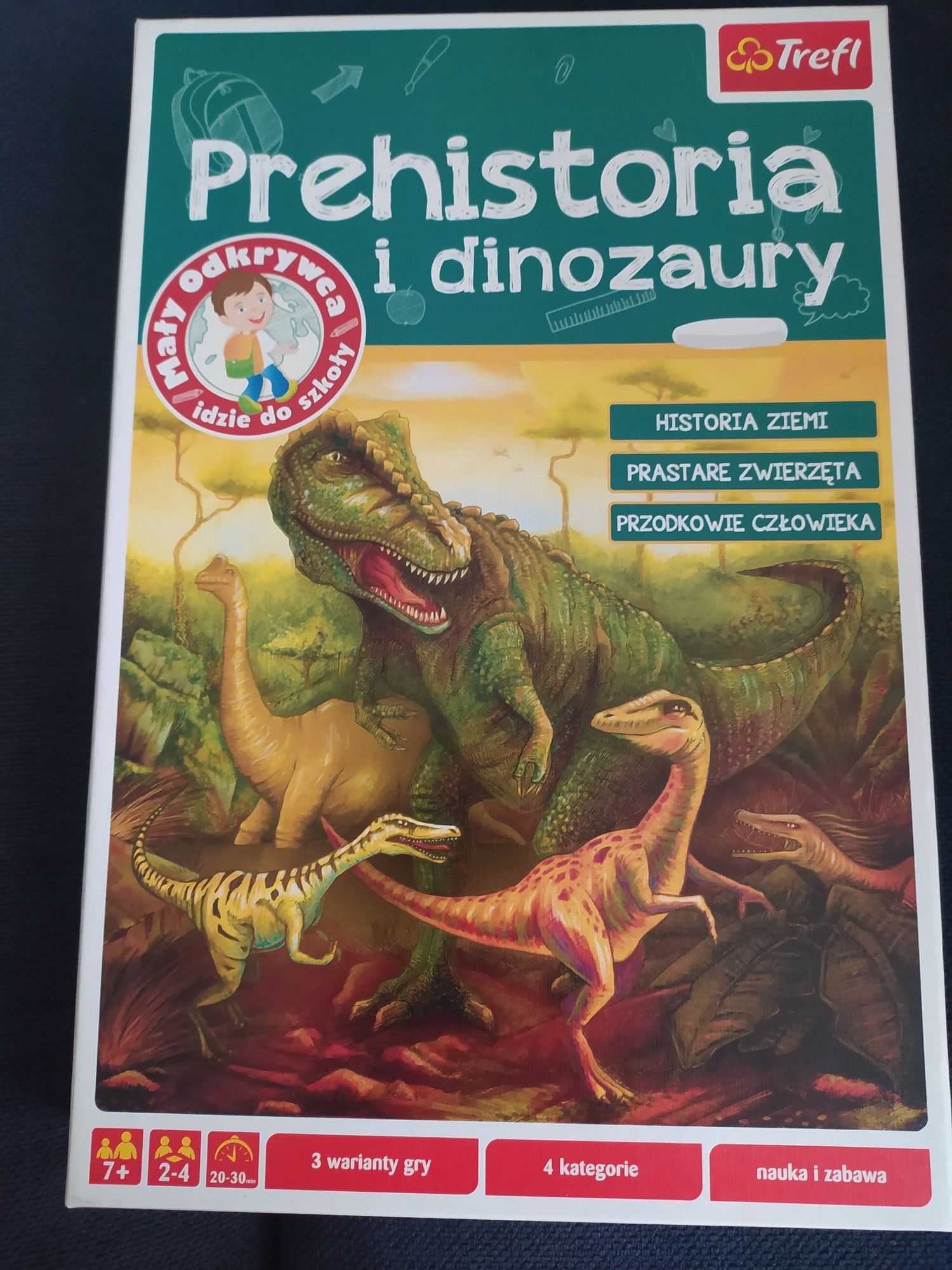 Mały Odkrywca idzie do szkoły. Prehistoria i dinozaury Trefl