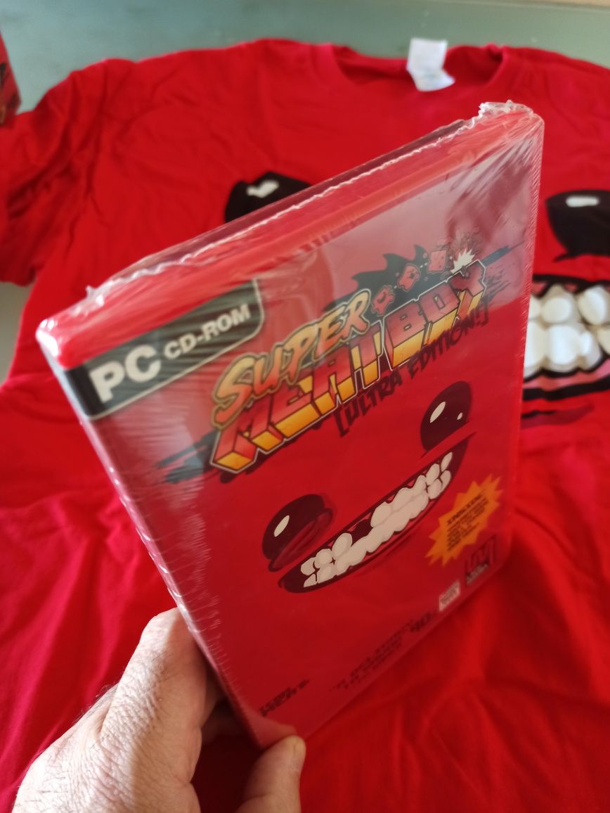 Super Meat Boy Ultra Rare Edition com T-shirt PC