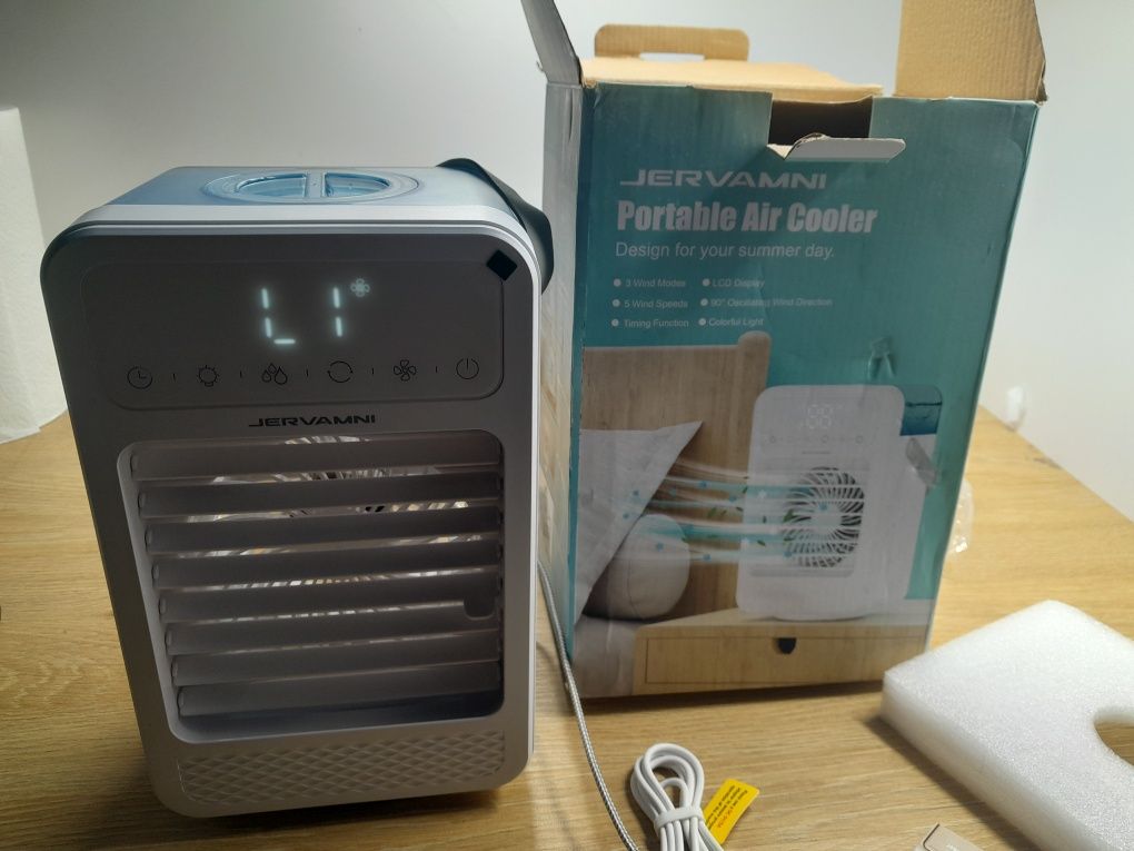 Mini wentylator jervamni klimatyzator f2a chłodzenie wodne usb