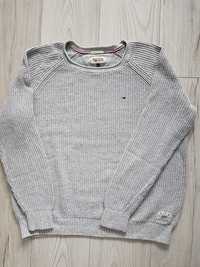 Sweter jak nowy Tommy Hilfiger jasnoszary, r. L/XL