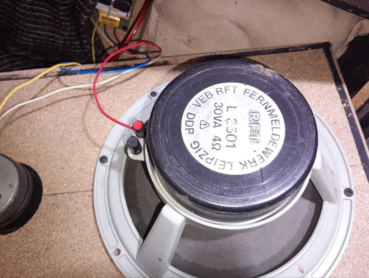 Две Колонки на винтажных динамиках rft l3501 деревянный корпус