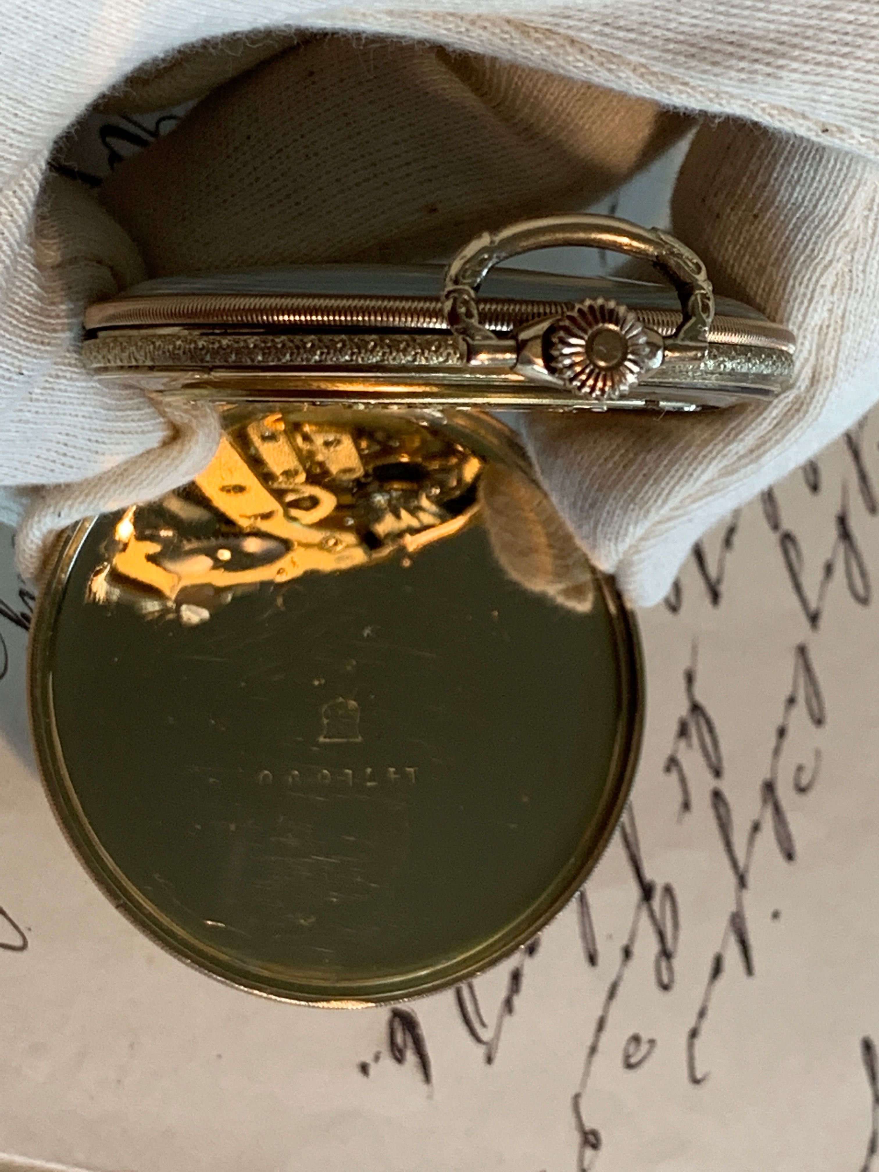 IWC Probus Scafusia Schaffhausen zegarek kieszonkowy, złoty 14K, 1926r