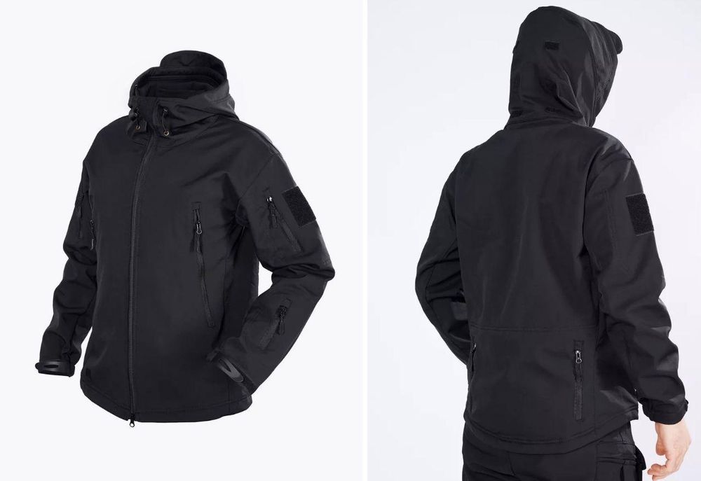 Тактичний костюм. Чорний. Soft Shell . XXL.