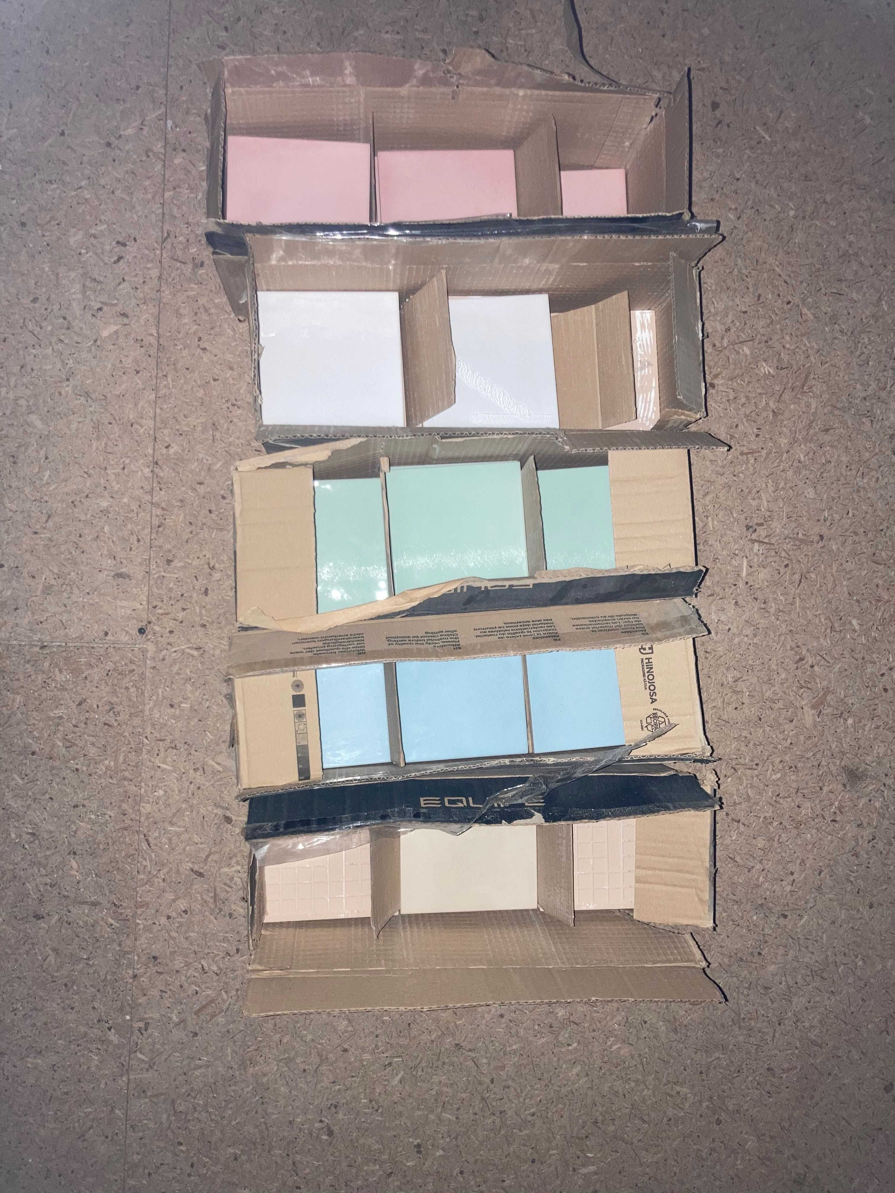 EQUIPE różnokolorowe płytki ścienne 13,2x13,2, GAT 1