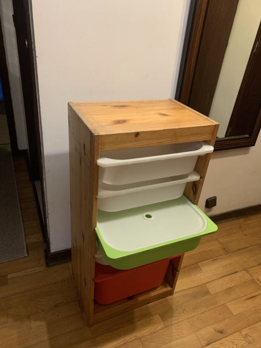 Móvel arrumação Ikea Trofast em madeira