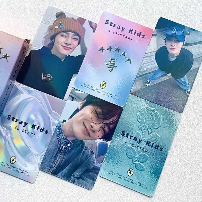 Набір кпоп голографічних карток Stray Kids №1, Стрей кідс