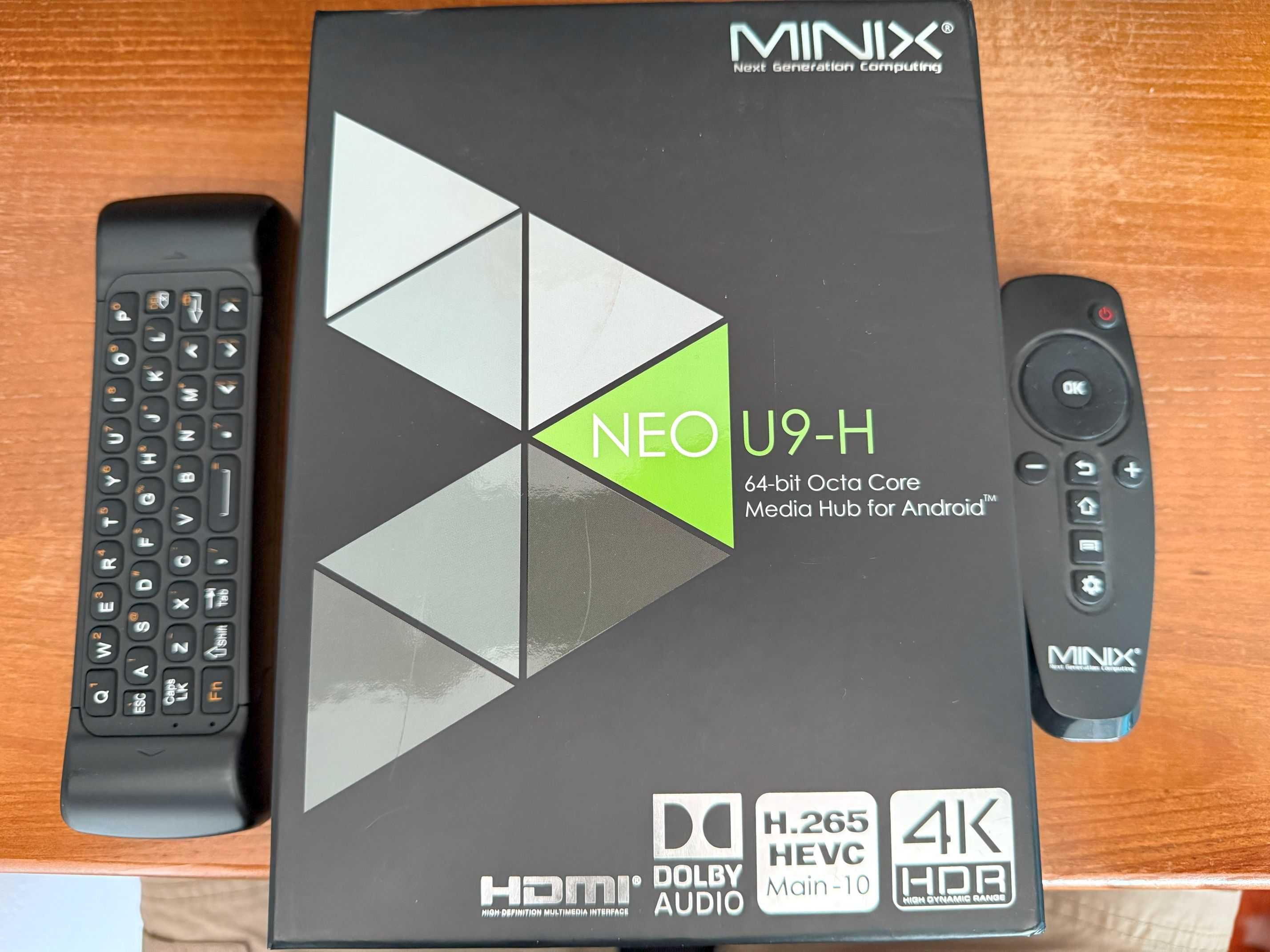 Box TV Media Hub Android Nougat streaming 64bitOctacore Minix NEO U9-H