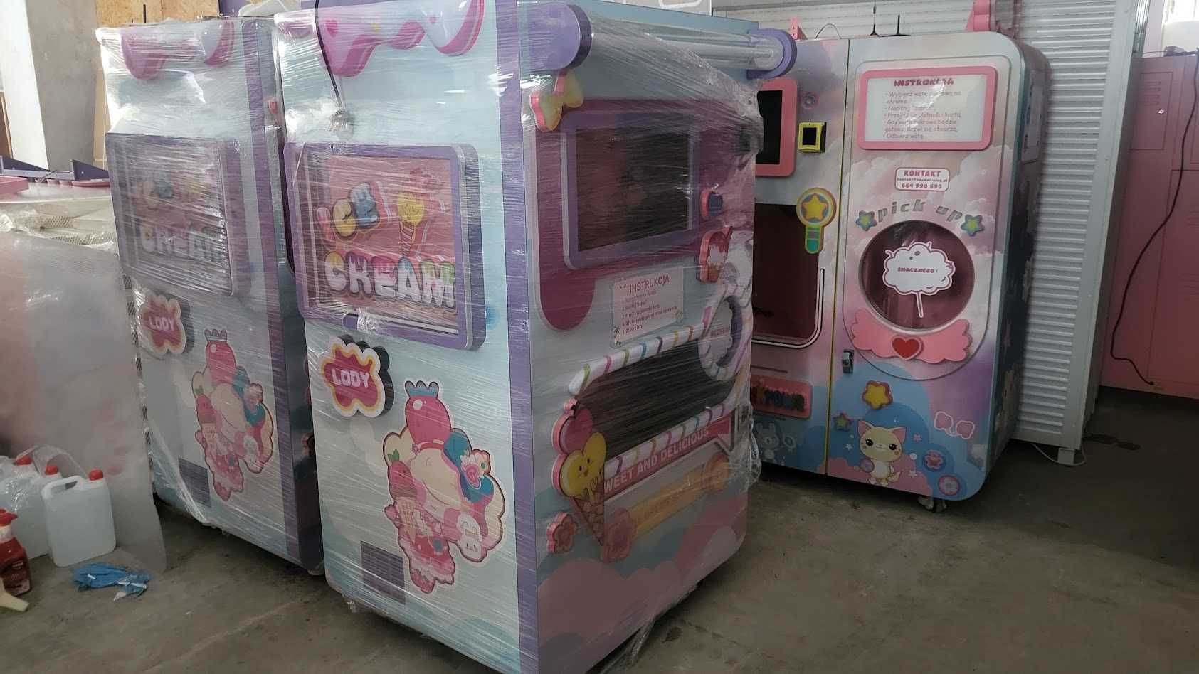 Automat vendingowy do waty cukrowej CT606 – NOWOŚĆ NA RYNKU!
