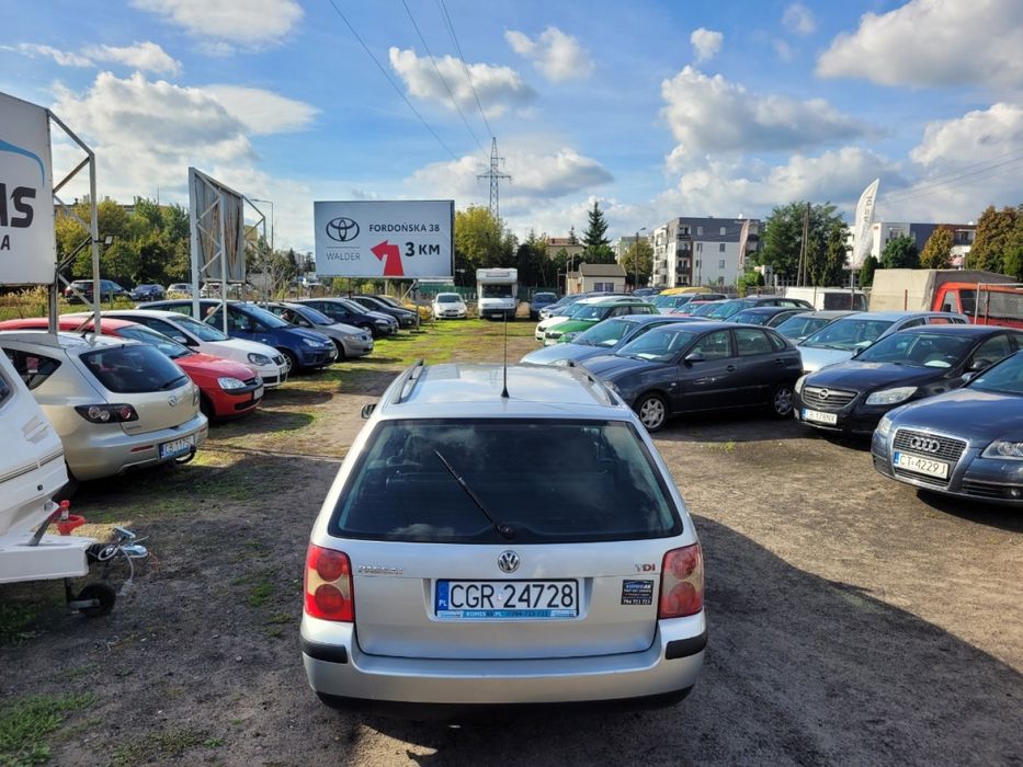 VW Passat 1.9D 130KM 2001r * Klimatyzacja Elektryka szyb Tanie auta *