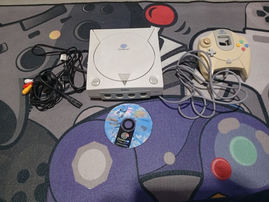 Sega Dreamcast + jogo supercross 2000