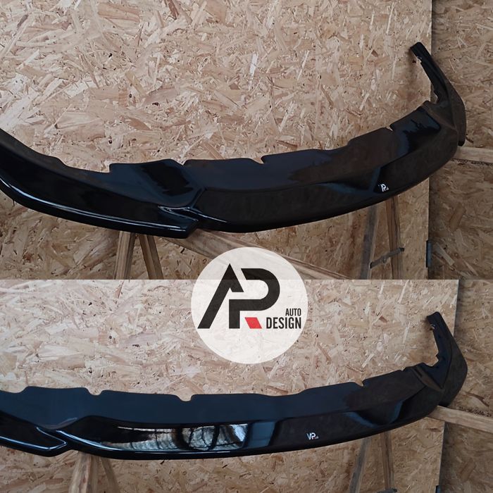 BMW F40 F44 Lip Lamina Frontal Mperformance Preto Brilhante