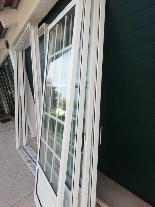 Porta sacadas em alumínio usadas