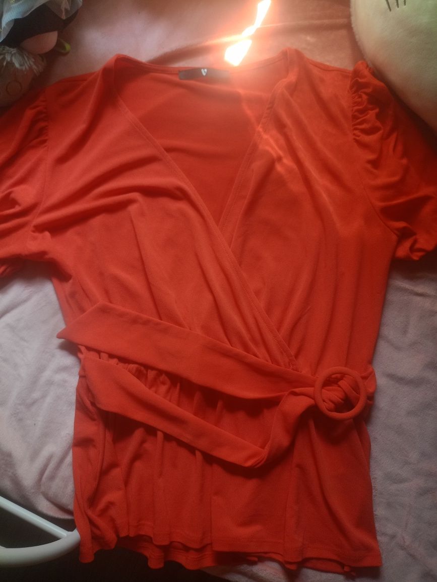 Bluzka By Very XL czerwona