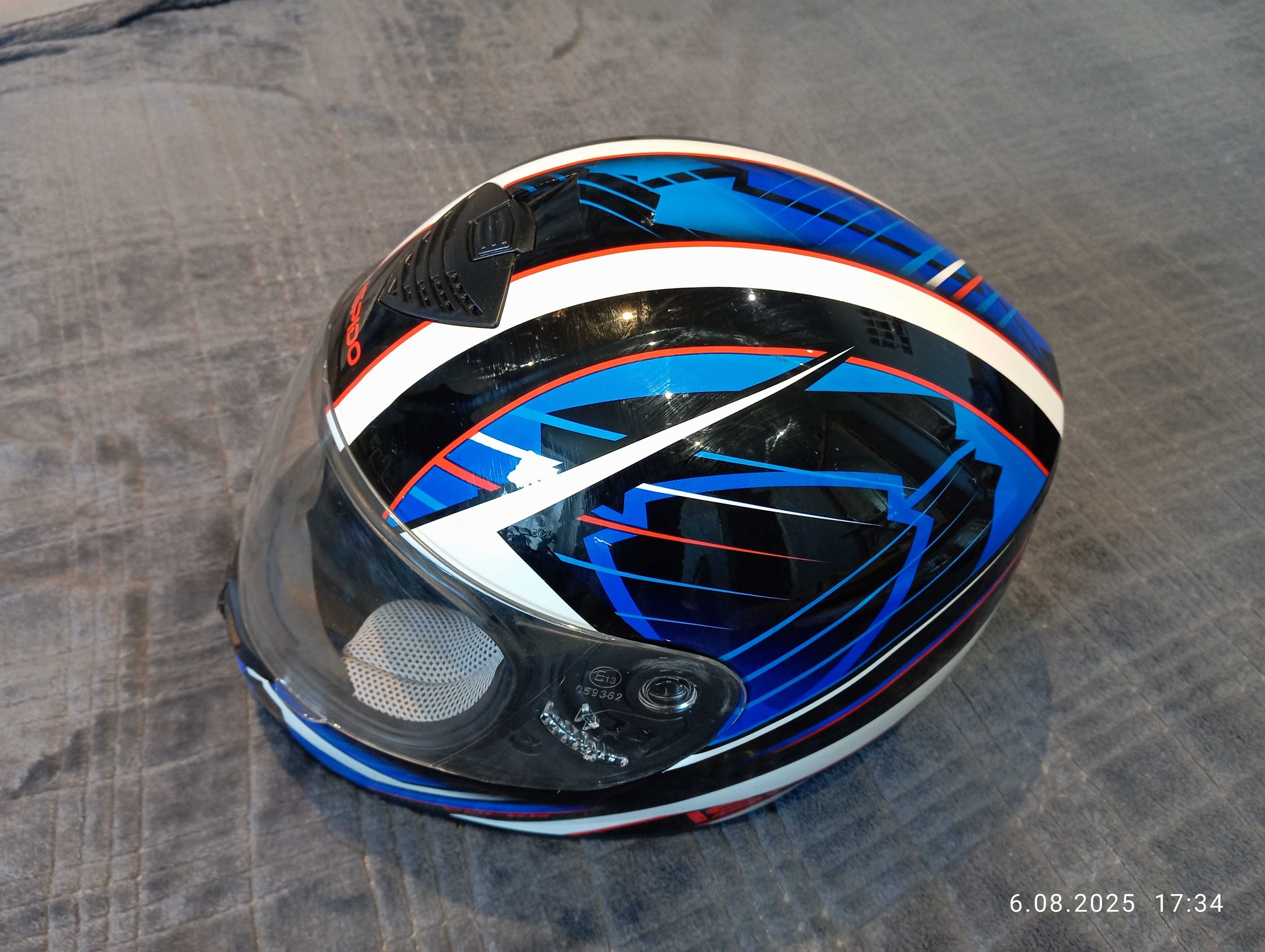Kask motocyklowy XS