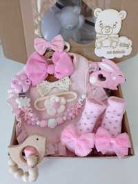 Zestaw Prezentowy baby shower narodziny chrzest prezent baby box