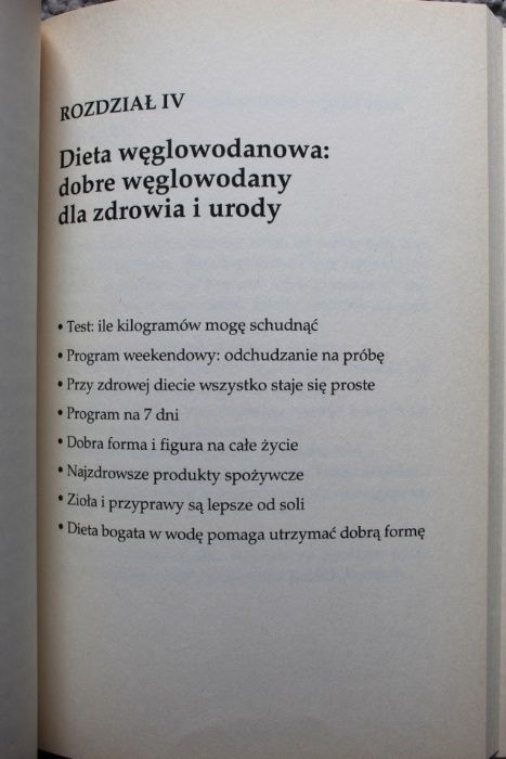 Sekrety sportu: Dieta węglowodanowa