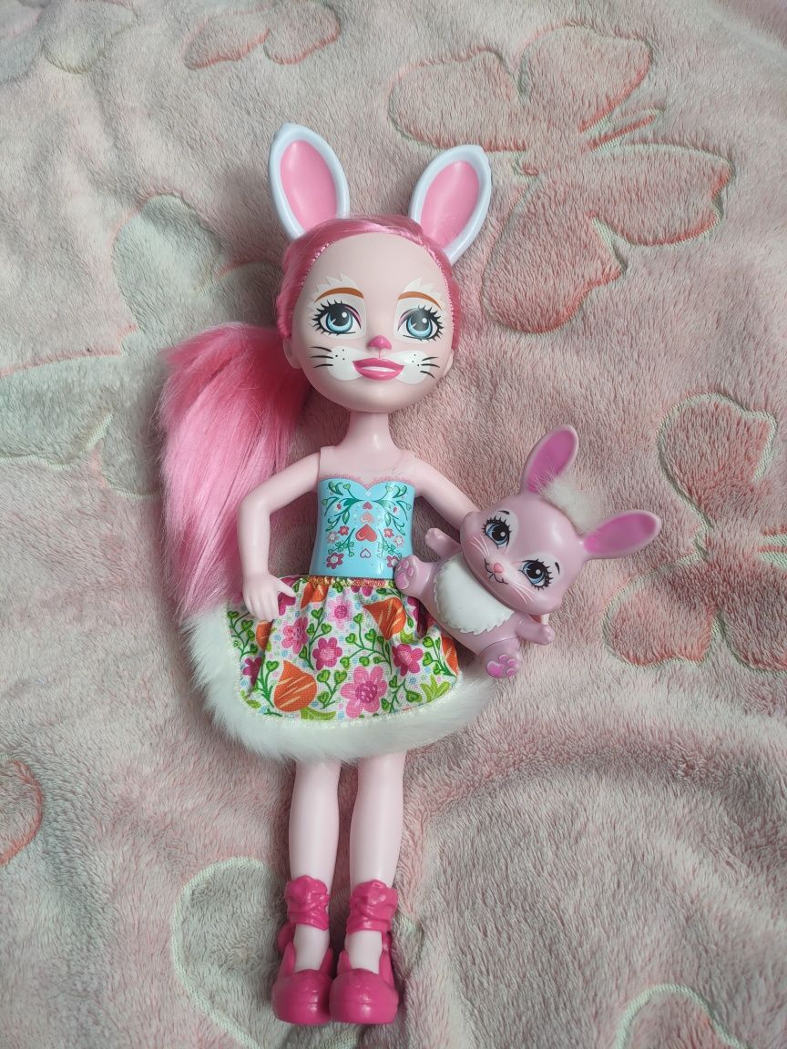 Duża lalka Bree Bunny + Twist Królik Enchantimals