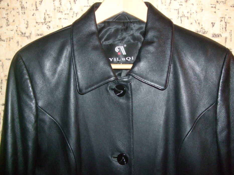 Классный пиджак - куртка кожа р.42