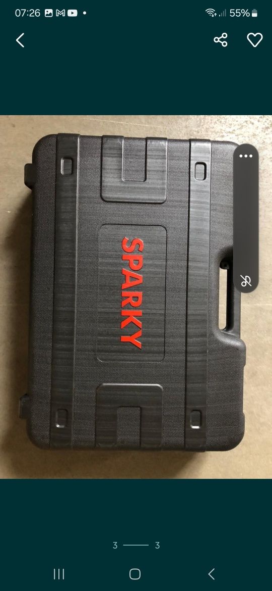 Młot obrotowo udarowy 8,7J Sparky