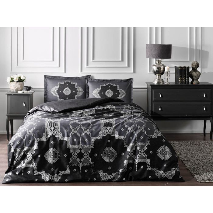 Постельное белье Tac сатин евро абстрактные дизайны