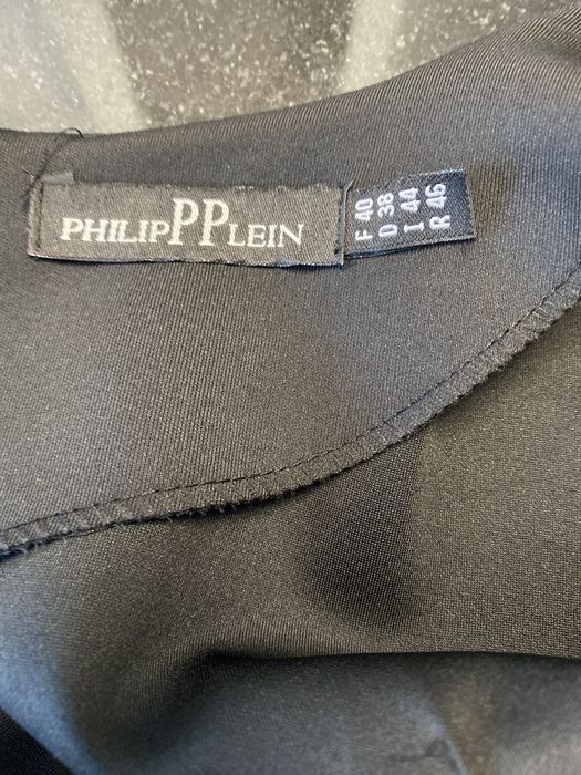 Philip Pplein sukienka czarna 38 długi rękaw