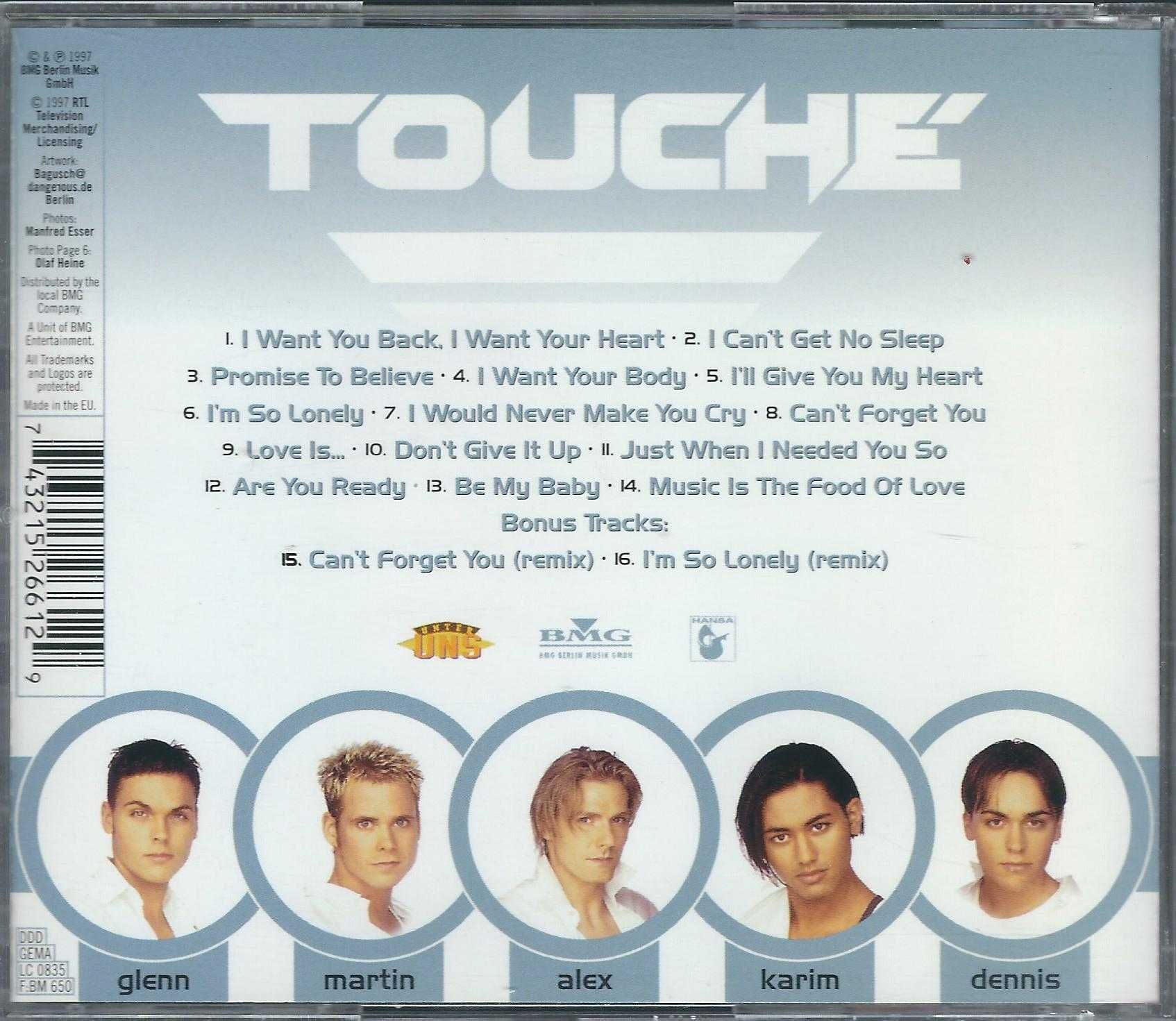 CD Touche - Part One (1997) (Hansa)