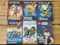 Książki Lego Nexo Knights x5 i Lego Star Wars