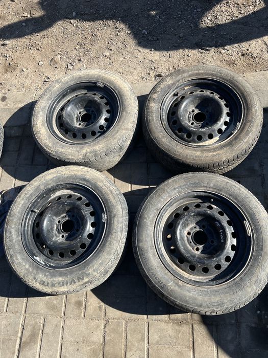 Koła zimowe felgi stalowe 195/65 r15 4x108 peugeot citroen