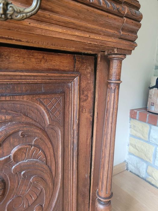 Kredens antyczny myśliwski XIX wiek antyk