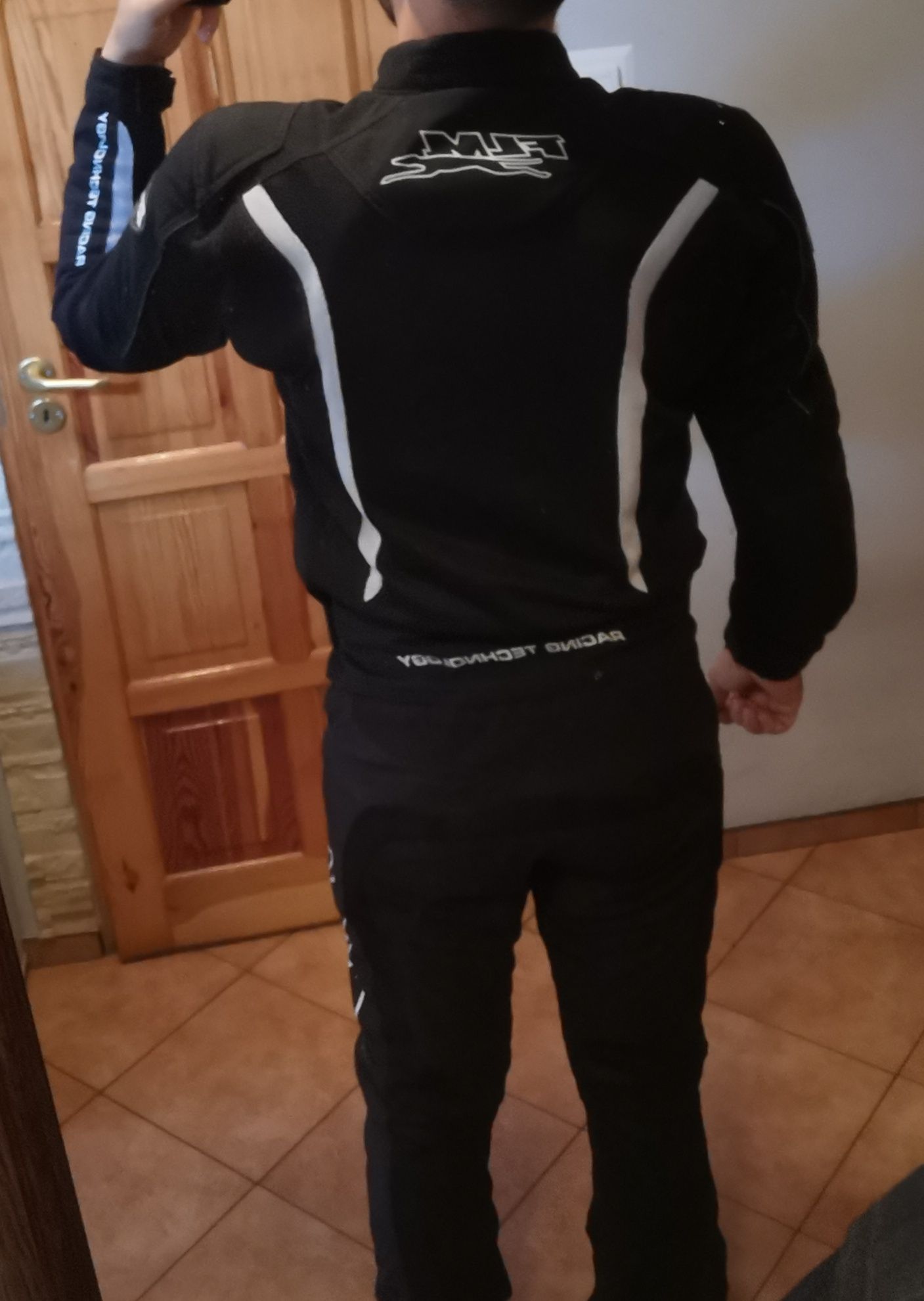 Kombinezon motocyklowy tekstylny FLM 2-częściowy roz. M