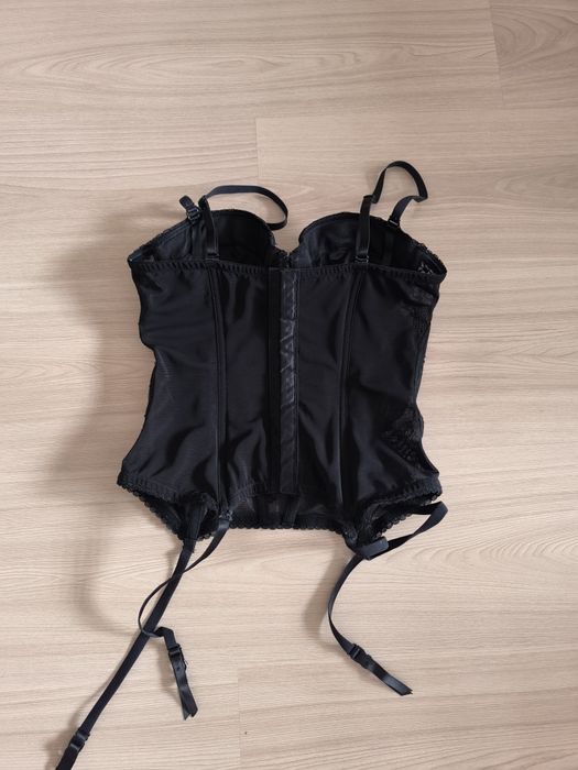 Czarny gorset H&M-roz.38.