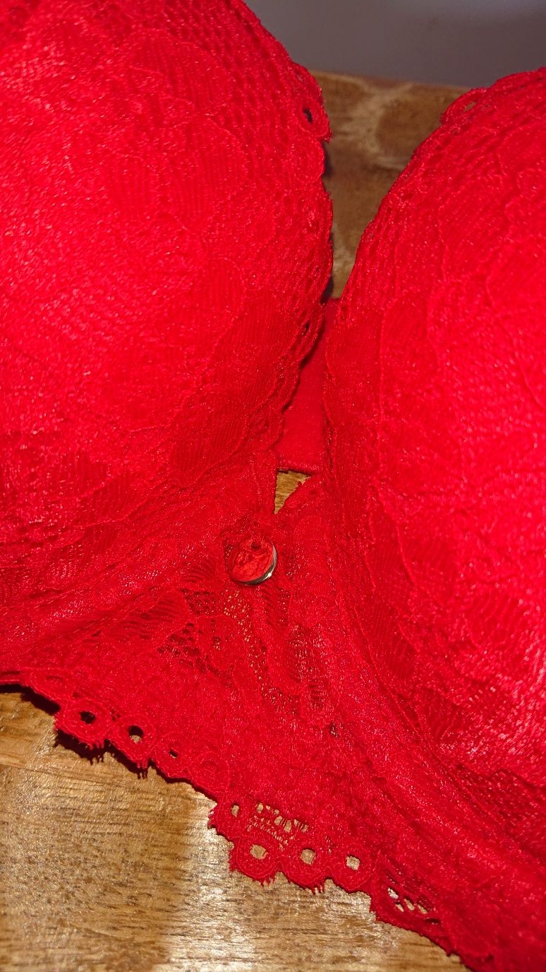 H&M biustonosz push up strapless bardotka 75C nowy