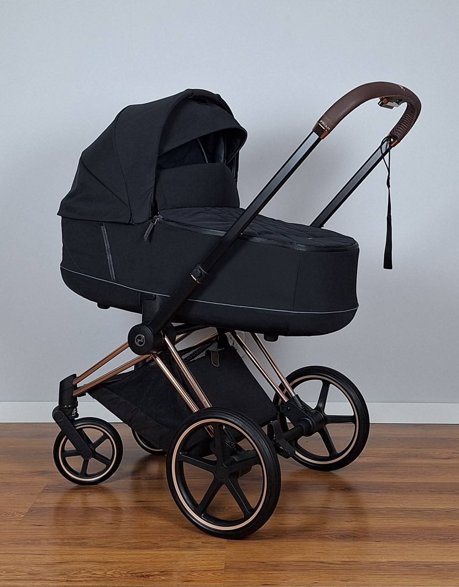 Wózek 4w1 Cybex Priam 3.0 Rose Gold . Wózek,  fotelik , baza isofix