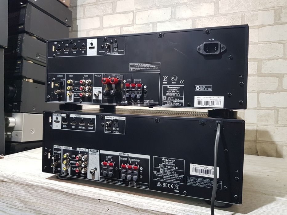 Пульт!5.1AV ресивер/підсилювач Pioneer VSX-330/329  5×120Вт+1б/у з Нім