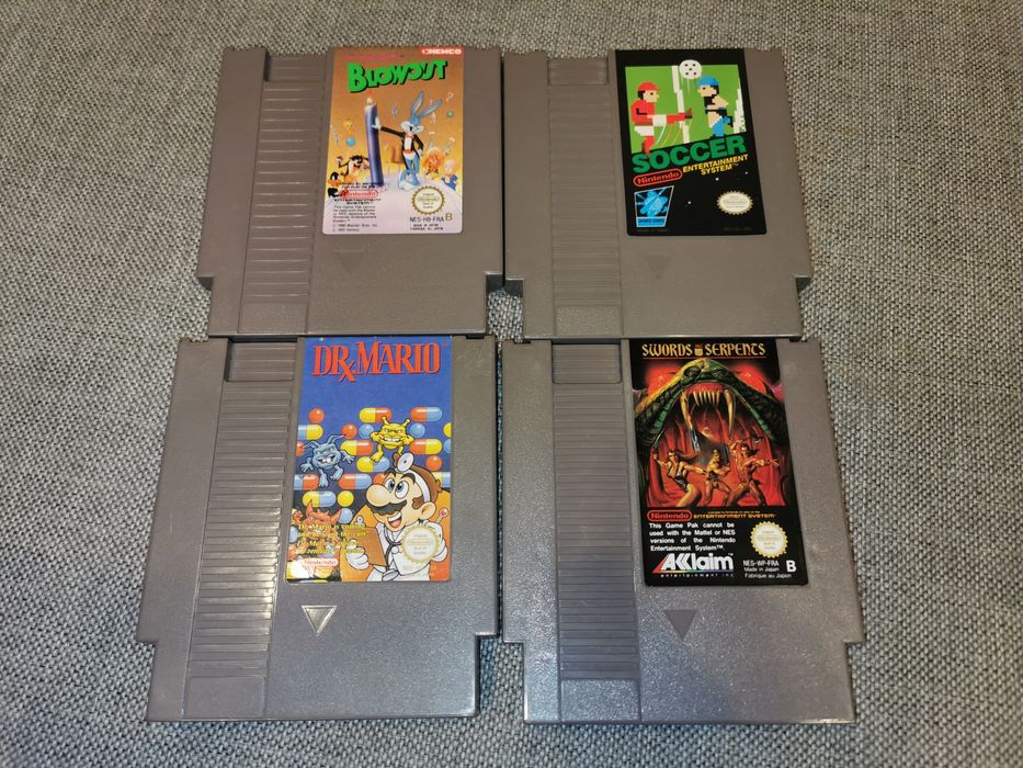 Zestaw 4 gry NES (oryg testowane) WYPRZEDAŻ NADWYŻEK sklep