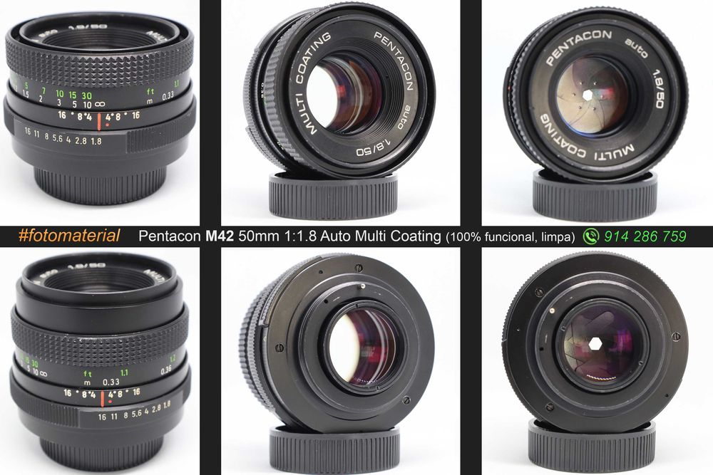 Lentes Swirly Bokeh M42/L39: Carl Zeiss, Helios, Pentacon, Industar