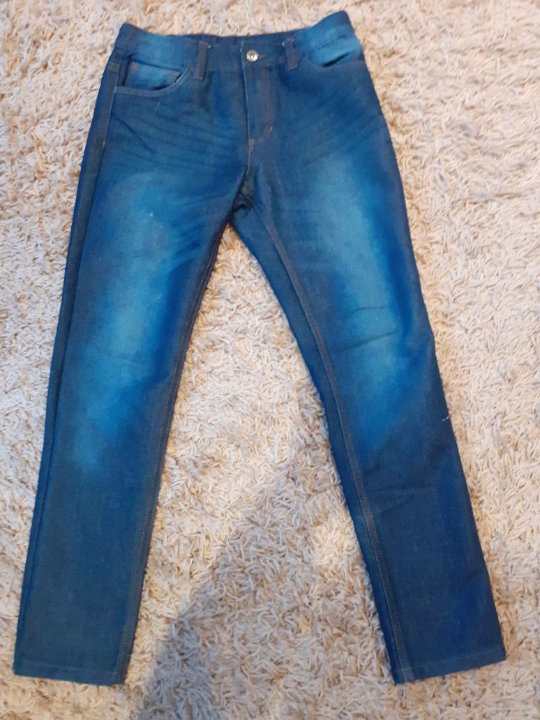 Spodnie jeans chłopięce 158