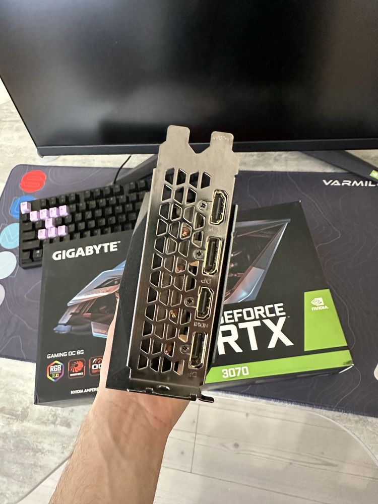 Видеокарта RTX3070 на гарантии Gigabyte gaming OC