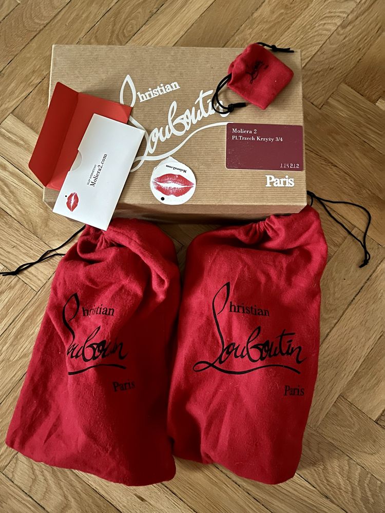 Szpilki Christian Louboutin Pigalle Kate cieliste roz.38,5 NOWE
