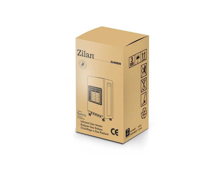 Газовий обігрівач керамічний побутовий Zilan ZLN2830