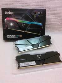 Модули памяти Netac Shadow RGB DDR4-3200 16Gb (8Gbx2)