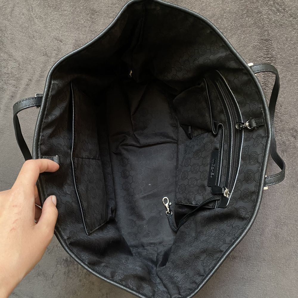 Oryginalna torebka michael kors mk skóra naturalna shopperbag jet set