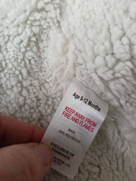 Bluza Next baranek misio miś kapturek 74 80