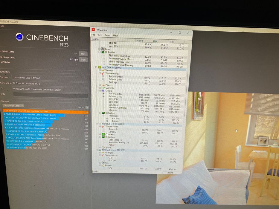 I9 13900k boost 5.8ghz