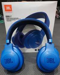 JBL E55BT słuchawki nauszne niebieskie jbl headphones