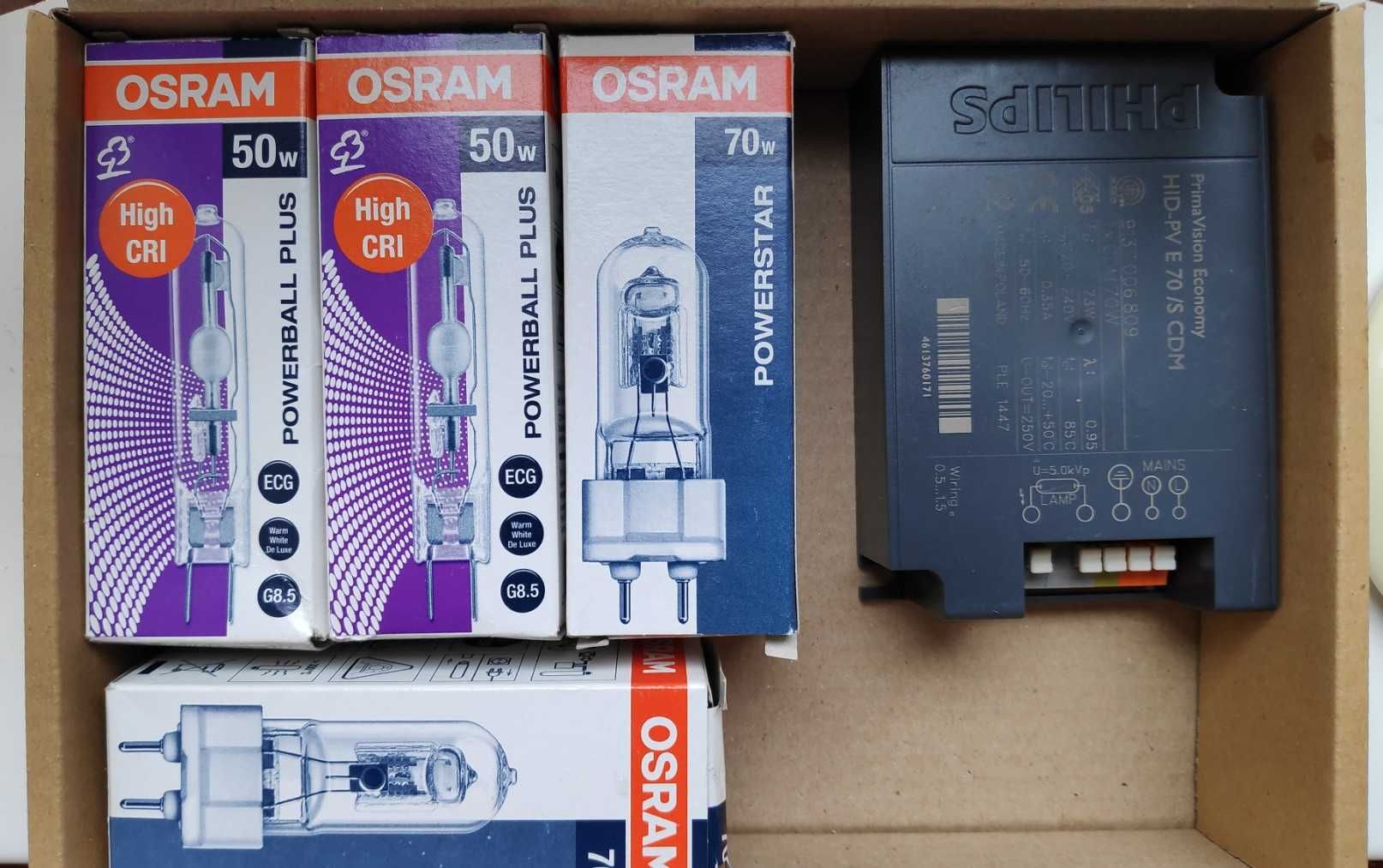 Металогалогенные лампы Osram powerball plus, Ra90, балласт PHILIPS