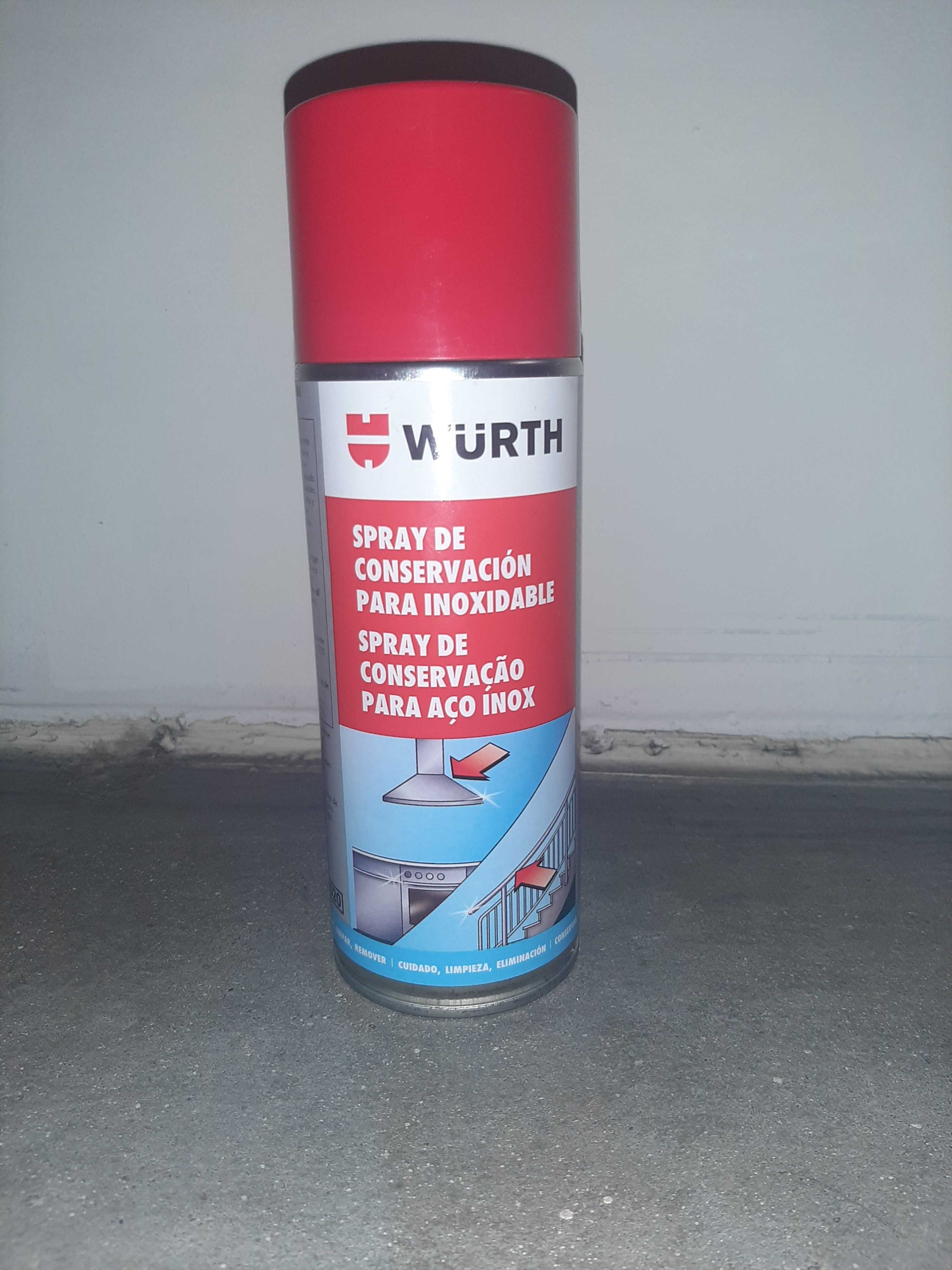 Spray de Conservação para aço Inox WURTH