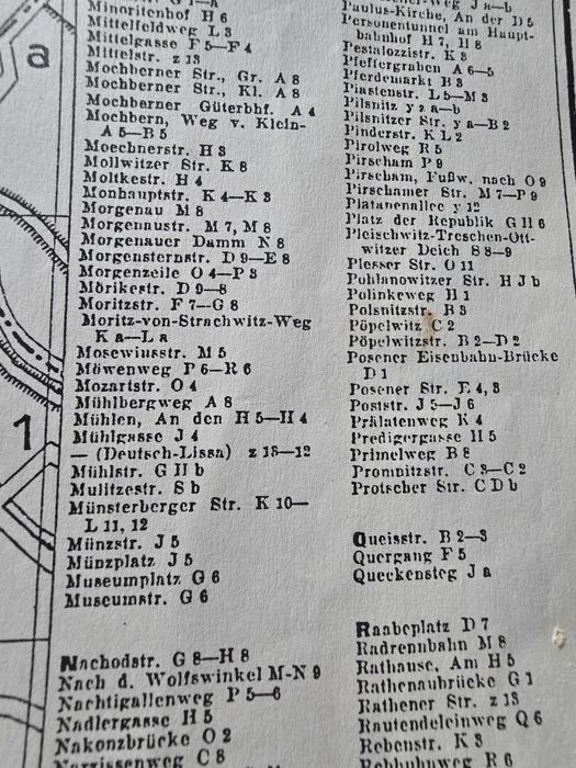 Stare ryciny i mapy przedwojennego Breslau-Wrocław